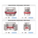Vitrina frigorifica modulara expunere DOCRILUC VE-10-AP90-TF , potenta frigorifica 796 W, fara spatii depozitare