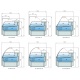 Vitrina frigorifica expunere DOCRILUC VE-10-10-RC-CC-TF, cu sticla curbata, potenta frigorifica 493 W, 1 spatiu depozitare