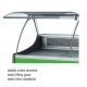 Vitrina frigorifica expunere DOCRILUC VE / VES-10E-10-TF , geam curbat rabatant, potenta frigorifica 493 W, 1 spatiu depozitare