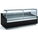 Vitrina frigorifica expunere DOCRILUC VE-10E-15-RC-TF , geam drept rabatant, potenta frigorifica 796 W, 3 spatii depozitare