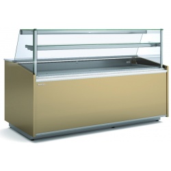 Vitrina frigorifica expunere cofetarie DOCRILUC VEGPC-10-10-TF, potenta frigorifica 493 W, 1 spatiu depozitare