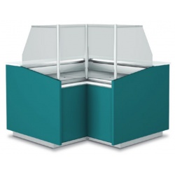 Vitrina frigorifica expunere cofetarie DOCRILUC VEGPC-10-RN90, modulara, potenta frigorifica 583 W, fara spatii depozitare
