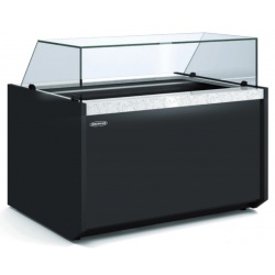 Vitrina frigorifica expunere DOCRILUC VER-10-10 TF, potenta frigorifica 849 W, fara spatii depozitare