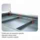Vitrina frigorifica expunere DOCRILUC VE-8-10, potenta frigorifica 493 W, usi 1, temperatura +1ºC/ +5ºC