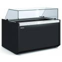 Vitrina frigorifica expunere DOCRILUC VER-10-20 TF, potenta frigorifica 1290 W, fara spatii depozitare