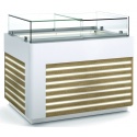 Vitrina frigorifica expunere DOCRILUC VER-10-15 SS TF, potenta frigorifica 1066 W, fara spatii depozitare