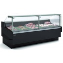 Vitrina frigorifica expunere DOCRILUC VE-12-10-RR-TF, sticla dubla plata, potenta frigorifica 817 W, 1 spatiu depozitare