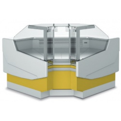 Vitrina frigorifica modulara expunere DOCRILUC VES-12-AN90-RR, potenta frigorifica 1096 W, fara spatii depozitare