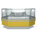 Vitrina frigorifica modulara expunere DOCRILUC VE-12-AP90-RR, geam dublu dreapt, potenta frigorifica 817W, cu spatii depozitare