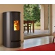 Soba pe peleti Piazzetta P920 T 3,3 - 8,5 kW cu proprietati functionale exclusive combinate cu un design modern, sobru