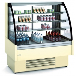 Vitrina frigorifica expunere DOCRILUC VVA-6-6, potenta frigorifica 817 W, cu 1 usa glisant, + 2/+ 8°C