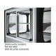 Vitrina frigorifica expunere DOCRILUC VE-8-10, potenta frigorifica 493 W, usi 1, temperatura +1ºC/ +5ºC