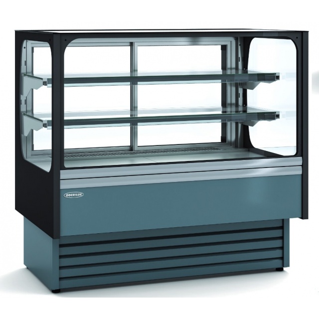 Vitrina frigorifica epunere incorporabila DOCRILUC VV-6-16-RGM, potenta frigorifica 1572 W, 2 usi glisante, + 2/+ 8°C