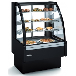 Vitrina calda expunere incorporabila DOCRILUC VV-6HE-16-C, sticla curbata, 417 litri, 2 usi glisante, consum 1650 W, +60°/+70°C