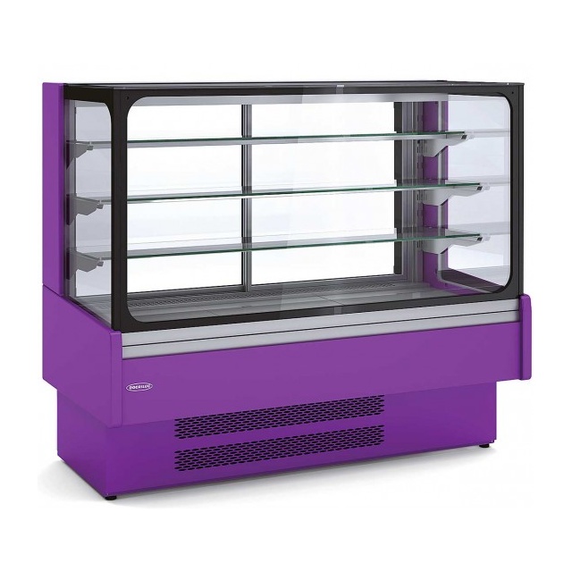 Vitrina frigorifica expunere DOCRILUC VE-8-10, potenta frigorifica 493 W, usi 1, temperatura +1ºC/ +5ºC