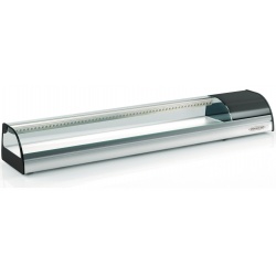 Vitrina frigorifica expunere DOCRILUC VE-8-10, potenta frigorifica 493 W, usi 1, temperatura +1ºC/ +5ºC