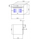 Aragaz Lofra RBI66MFT/CI, 60x60 cm, gaz, 4 arzatoare, grill, aprindere electronica, timer, crem
