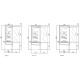 Vitrina frigorifica DOCRILUC DG0 06 H1 capacitate 204 litri, 1 usa, potenta frigorifica HFC 817 W, temperatura +1º/+10ºC