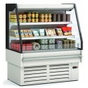 Vitrina frigorifica DOCRILUC SVS1 06 M2, capacitate 133 litri, potenta frigorifica 1214 W, fara usi, -1ºC/+7ºC, inox