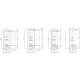 Vitrina frigorifica supermarket DOCRILUC RMS20133 12 M1, inaltime 206 cm, capacitate 700 litri, fara usi, -1ºC/+5ºC