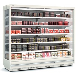 Vitrina frigorifica supermarket DOCRILUC RMS20133 12 M1, inaltime 206 cm, capacitate 700 litri, fara usi, -1ºC/+5ºC