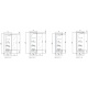 Vitrina frigorifica expunere DOCRILUC VE-8-10, potenta frigorifica 493 W, usi 1, temperatura +1ºC/ +5ºC