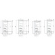 Vitrina frigorifica expunere DOCRILUC VE-8-10, potenta frigorifica 493 W, usi 1, temperatura +1ºC/ +5ºC