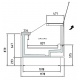 Vitrina frigorifica modulara expunere DOCRILUC SVEST-12-125-RR, cu sticla dubla plata, capacitate 241 litri