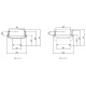 Vitrina frigorifica tip insula DOCRILUC VIS-10-125, capacitate 230 litri, potenta frigorifica 967 W, -1º/+5ºC
