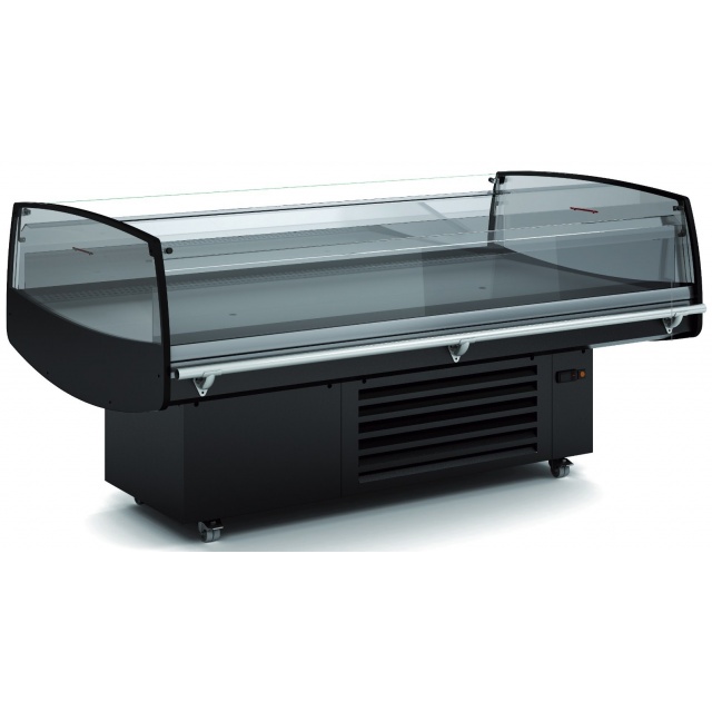 Vitrina frigorifica tip insula DOCRILUC VIS-10-190, capacitate 356 litri, potenta frigorifica 1419 W, -1º/+5ºC