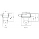 Vitrina frigorifica expunere DOCRILUC VE-8-10, potenta frigorifica 493 W, usi 1, temperatura +1ºC/ +5ºC