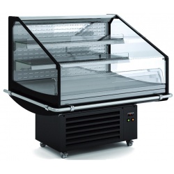Vitrina frigorifica tip insula DOCRILUC VIS-9-125-2E, capacitate 405 litri, potenta frigorifica 1703 W, -1º/+7ºC