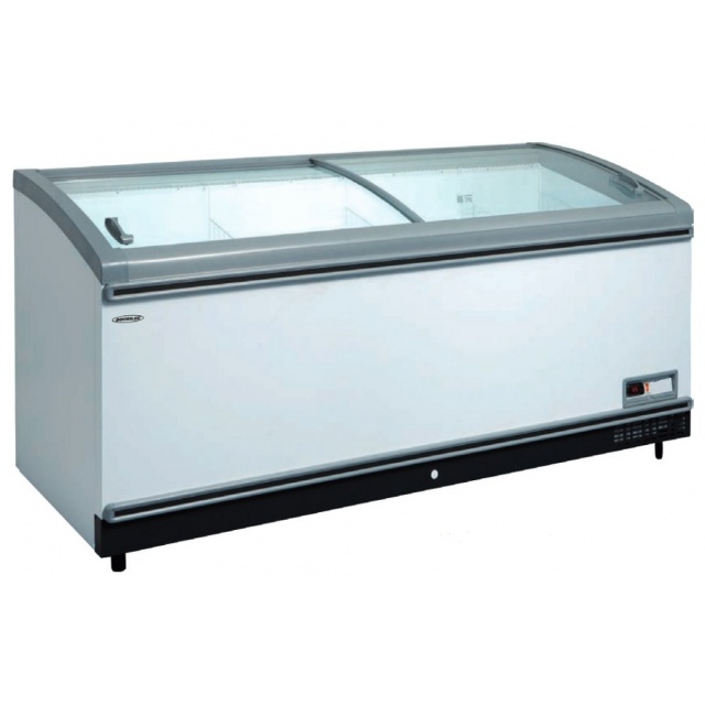 Lada frigorifica supermarket DOCRILUC SMR-170-LSL-AD, usi sticla glisante, capacitate 532 litri, consum 5,4 kWh/24h, -24º/-16 ºC