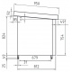 Vitrina frigorifica expunere DOCRILUC VE-8-10, potenta frigorifica 493 W, usi 1, temperatura +1ºC/ +5ºC