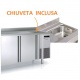 Vitrina frigorifica expunere DOCRILUC VE-8-10, potenta frigorifica 493 W, usi 1, temperatura +1ºC/ +5ºC