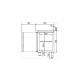 Vitrina frigorifica expunere DOCRILUC VE-8-10, potenta frigorifica 493 W, usi 1, temperatura +1ºC/ +5ºC