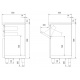 Vitrina frigorifica expunere DOCRILUC VE-8-10, potenta frigorifica 493 W, usi 1, temperatura +1ºC/ +5ºC