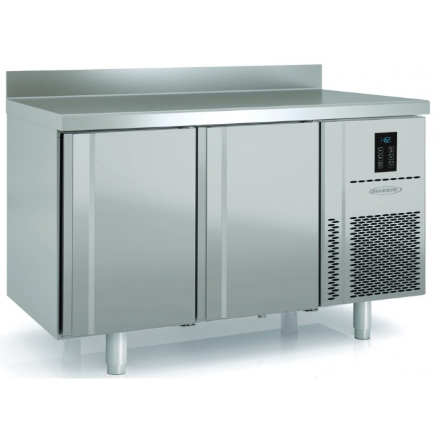 Masa rece DOCRILUC DHMRG-13, rebord, clasa A+, 1.49 KW/24h, 255 litri, 2 usi, potenta frigorifica 502 W, -2°/+8°C, inox