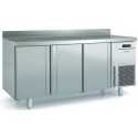 Masa rece DOCRILUC BRG-270, rebord, capacitate 686 litri, 5 usi, potenta frigorifica 845 W, -2°/+8°C, inox