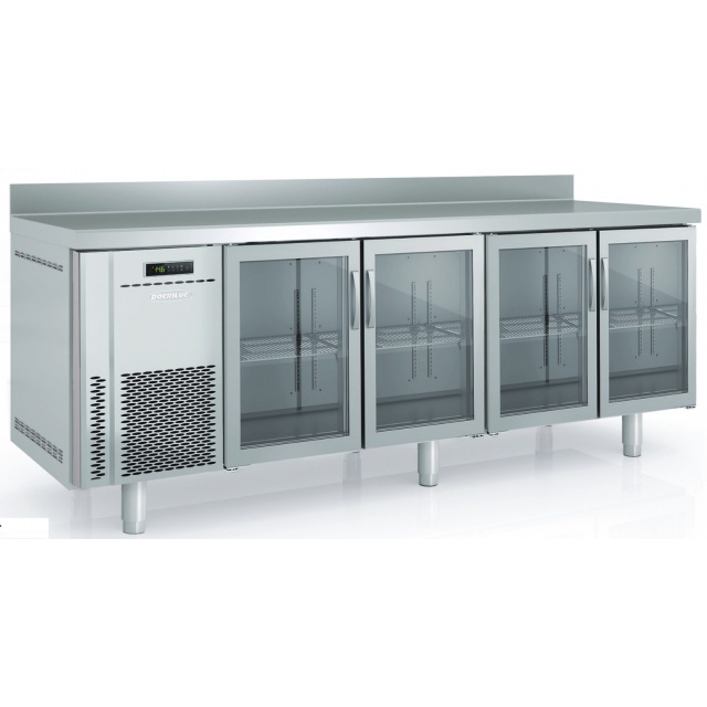 Vitrina frigorifica expunere DOCRILUC VE-8-10, potenta frigorifica 493 W, usi 1, temperatura +1ºC/ +5ºC