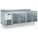 Vitrina frigorifica expunere DOCRILUC VE-8-10, potenta frigorifica 493 W, usi 1, temperatura +1ºC/ +5ºC
