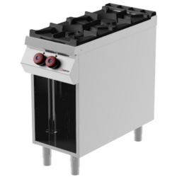 Aragaz profesional pe gaz DESCO FA091M0 400x900x900 mm