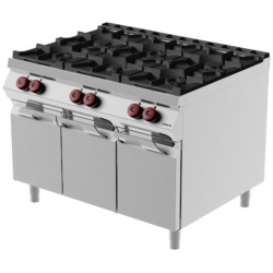 Aragaz profesional pe gaz DESCO FA093MA Linia 900 1200 x 900 x 900 mm