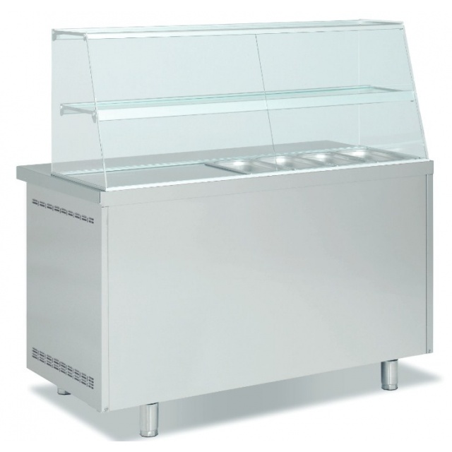 Vitrina frigorifica expunere DOCRILUC VE-8-10, potenta frigorifica 493 W, usi 1, temperatura +1ºC/ +5ºC
