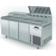 Masa rece ingrediente DOCRILUC MEI-80-150, 2 usi, capacitate 8 GN1/4, 686 litri, potenta frigorifica 362 W, 0°/+8°C