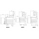 Masa rece ingrediente DOCRILUC MEI-80-150, 2 usi, capacitate 8 GN1/4, 686 litri, potenta frigorifica 362 W, 0°/+8°C