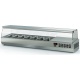 Vitrina frigorifica expunere DOCRILUC VE-8-10, potenta frigorifica 493 W, usi 1, temperatura +1ºC/ +5ºC