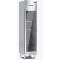 Vitrina frigorifica profesionala DOCRILUC AGC-50-E, 303 litri, 1 usa, potenta frigorifica 385 W, temperatura -20°/ -15°C