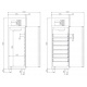 Vitrina frigorifica expunere DOCRILUC VE-8-10, potenta frigorifica 493 W, usi 1, temperatura +1ºC/ +5ºC