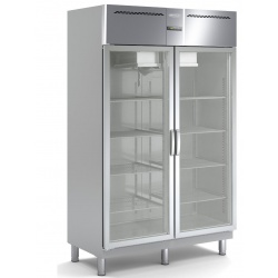 Viitrina profesionala DOCRILUC AE-125-2-E, capacitate 964 litri, 2 usi, potenta frigorifica 543 W, temperatura -2°/ +8°C